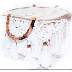 couffin avec macramé 